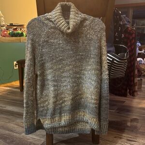 Prana Gray Knit Sweater Jacket